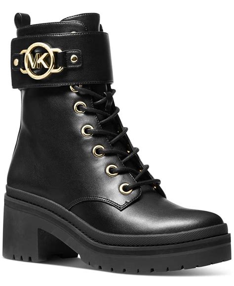 michael kors ladies leather boots|michael kors leather bootie sale.